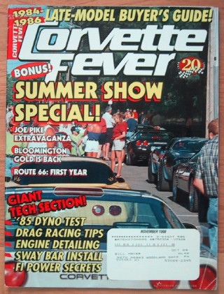 CORVETTE FEVER 1998 NOV - LESTER-COSTIN, RED L-71